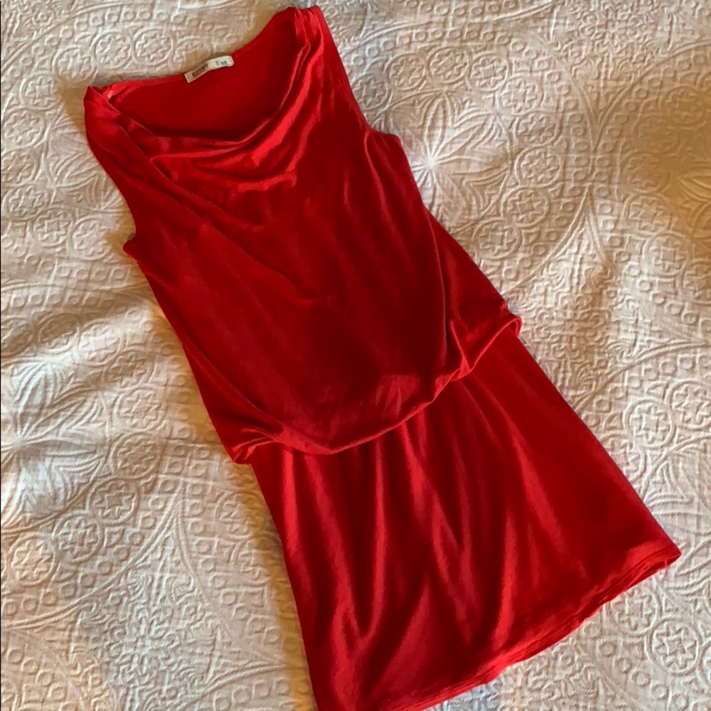 Cotton red dress